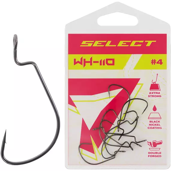 Гачок Select WH-110 #4 (8 шт / уп), Номер гачка, №: 4, фото 